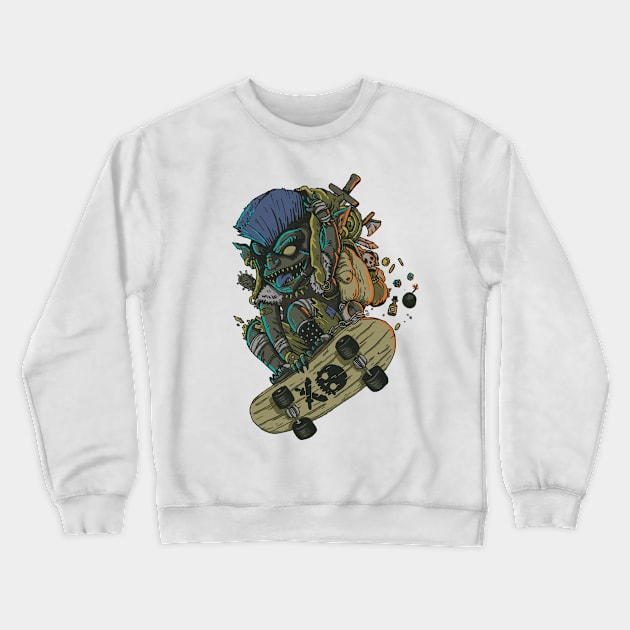 Rad Goblin Crewneck Sweatshirt by PopGeek